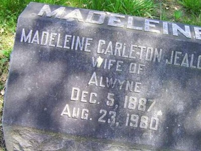 Madeleine Carleton Jealous on Sysoon