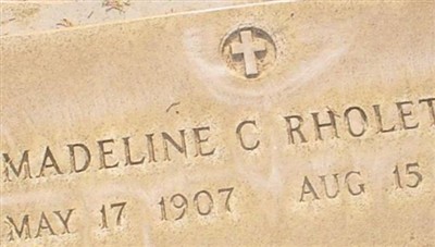 Madeline C Rholetter on Sysoon