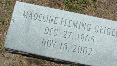 Madeline Fleming Geiger on Sysoon