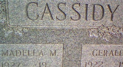 Madella M. Cassidy on Sysoon