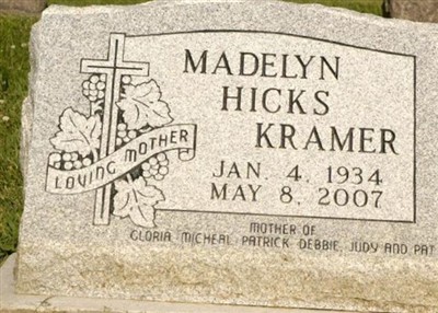 Madelyn Bernice Hicks Kramer on Sysoon