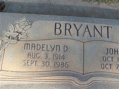 Madelyn Delores/Williams Bryant on Sysoon