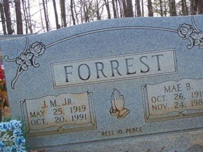 Mae B. Forrest on Sysoon