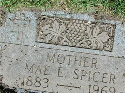 Mae E. Holman Spicer on Sysoon