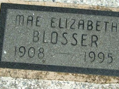 Mae Elizabeth Blosser on Sysoon