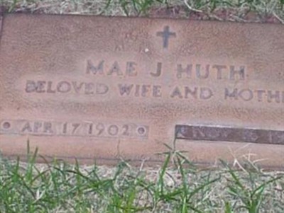 Mae J Huth on Sysoon