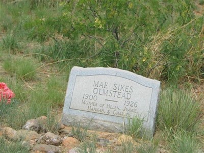 Mae Sikes Olmstead on Sysoon