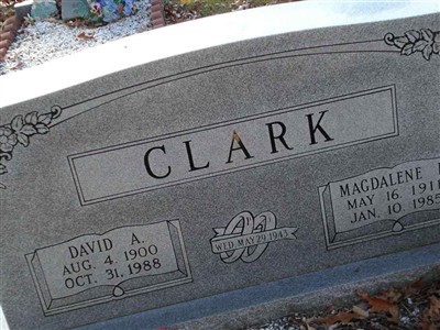 Magdalene L. Clark on Sysoon
