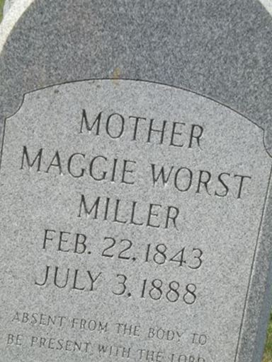 Maggie Worst Miller on Sysoon