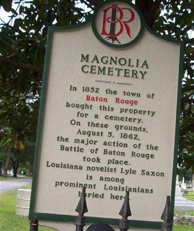 Magnolia Cemetery on Sysoon