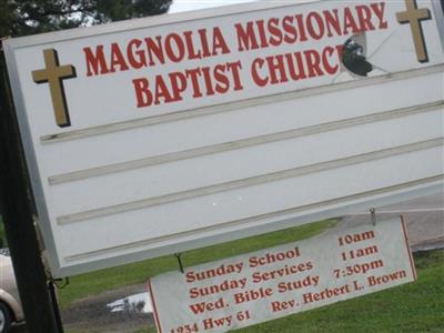Magnolia Missionary Baptist Church Cemetery on Sysoon