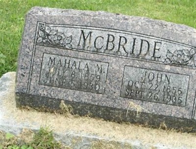 Mahala M McBride on Sysoon