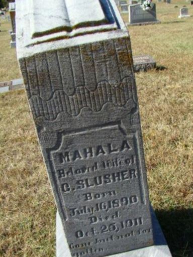 Mahala Slusher on Sysoon
