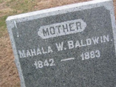 Mahala W Baldwin on Sysoon