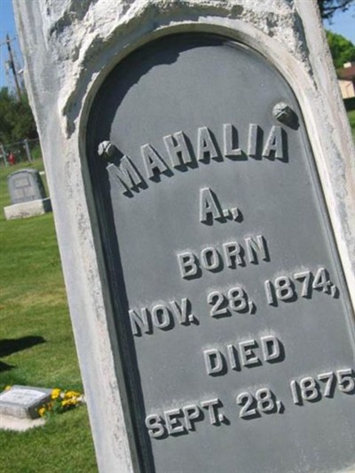 Mahalia Ann Rebecca DeGraw on Sysoon