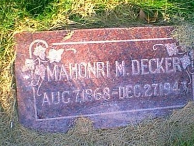 Mahonri Moriancumer Decker on Sysoon
