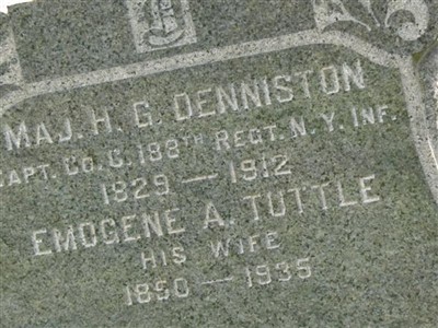 Maj H G Denniston on Sysoon