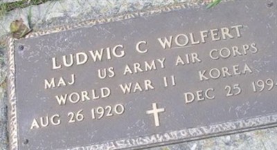 Maj Ludwig C Wolfert on Sysoon