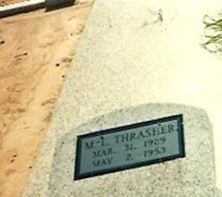 Major Lotus "M.L." Thrasher, Find a grave on Sysoon Major Lotus "M.L." Thrasher on Sysoon