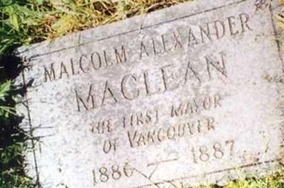 Malcolm Alexander MacLean on Sysoon