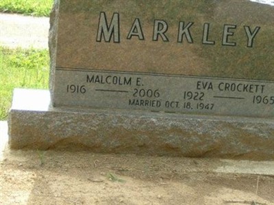 Malcolm Eugene Markley on Sysoon
