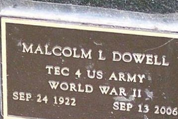 Malcolm L. Dowell on Sysoon