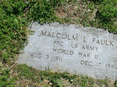 Malcolm L Faulk on Sysoon
