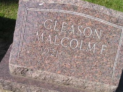 Malcom F Gleason on Sysoon
