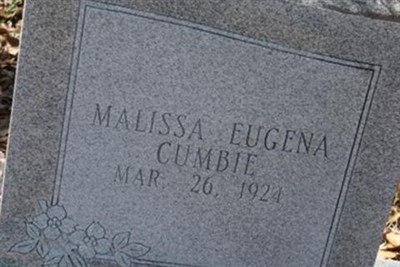 Malissa Eugena Cumbie on Sysoon