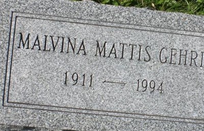 Malvina Mattis Gehris on Sysoon