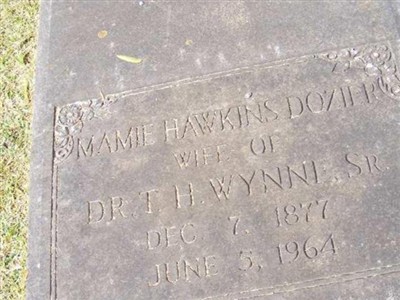 Mamie Hawkins Dozier Wynne on Sysoon