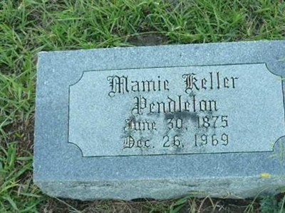 Mamie Keller Pendleton on Sysoon