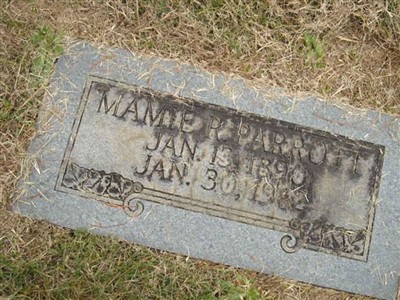 Mamie R Goodwyn Parrott on Sysoon