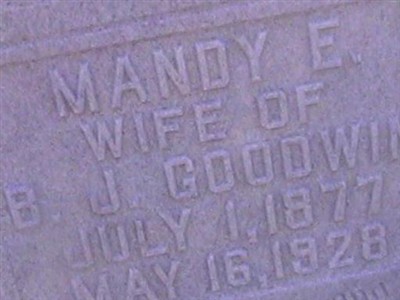 Mandy E. Goodwin on Sysoon
