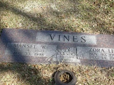 Mansel W Vines on Sysoon