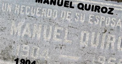 Manuel Quiroz, Sr on Sysoon