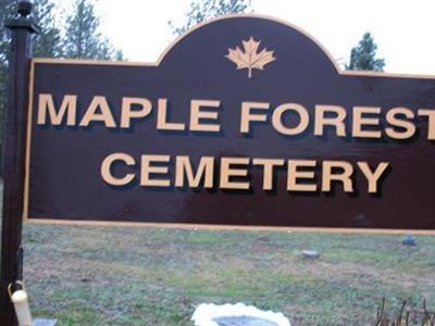 Maple Forest Cemetery on Sysoon
