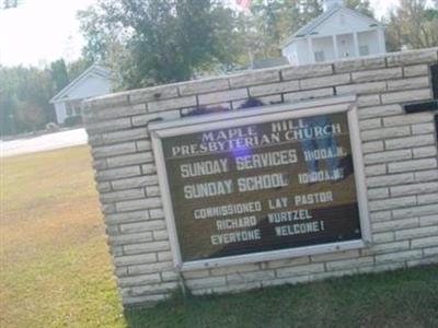 Maple Hill Presbyterian Church Cemetery on Sysoon