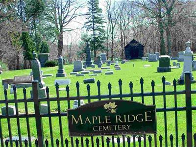 Maple Ridge Cemetery on Sysoon