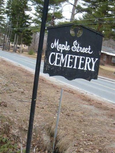 Maple Street Cemetery on Sysoon