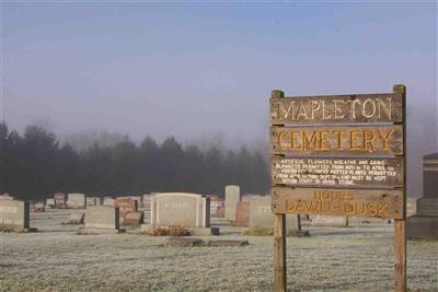 Mapleton Cemetery on Sysoon
