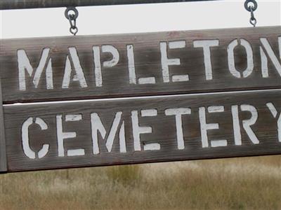 Mapleton Cemetery on Sysoon