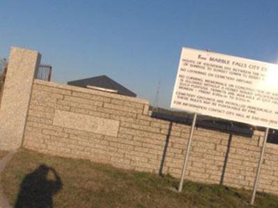 Marble Falls City Cemetery on Sysoon