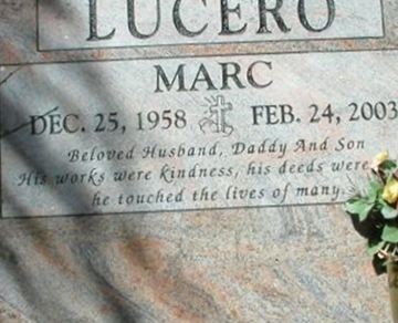 Marc Lucero on Sysoon