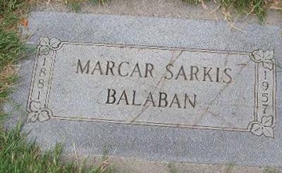 Marcar Sarkis Balaban on Sysoon
