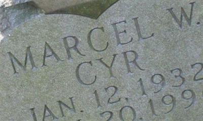 Marcel W. Cyr on Sysoon