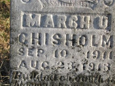 March U Chisholm on Sysoon