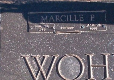 Marcille P. Wohlgemuth on Sysoon