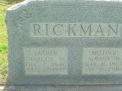 Marcus H. Rickman on Sysoon