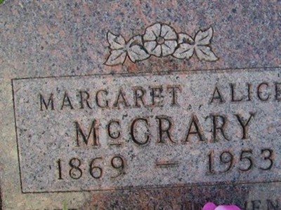 Margaret Alice Creekmore McCrary on Sysoon